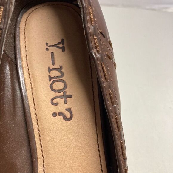 Y-NOT? Women’s Angelina Peep Toe Heels Size 7.5 M - Picture 5 of 9